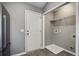 This laundry room offers a washer hookup and storage area, conveniently located near the backdoor at 109 Dovetail Cir, Summerville, SC 29483