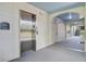 Well-maintained hallway with elevator access, convenient apartment signage, and easy access to the upper floors at 1111 Basildon Rd, Mount Pleasant, SC 29466
