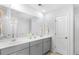 Bathroom features a double sink vanity, modern fixtures, and ample counter space at 113 Moscato Ln, Summerville, SC 29485