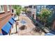 Idyllic street scene with blue awnings and umbrellas, creating a vibrant and inviting atmosphere at 1130 Plantation Overlook Dr, Moncks Corner, SC 29461