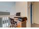 Functional home office on landing features a desk, chair, monitor, laptop, and printer at 143 Dorothy Dr, Charleston, SC 29414