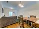 Cozy living room area, showing a sectional sofa, dining table at 143 Dorothy Dr, Charleston, SC 29414