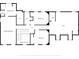 Second-floor floor plan showing layout of bedrooms and bathrooms clearly marked for a better overview at 1436 Lagoon Park Cir, Mount Pleasant, SC 29466