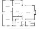 Layout of the home with kitchen, dining, and living room clearly marked in this floor plan at 1436 Lagoon Park Cir, Mount Pleasant, SC 29466