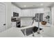 Modern kitchen featuring stainless steel appliances, white cabinets and a gas range at 1436 Lagoon Park Cir, Mount Pleasant, SC 29466