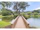 A scenic bridge crosses a tranquil pond within this neighborhood, offering a serene outdoor space at 1436 Lagoon Park Cir, Mount Pleasant, SC 29466