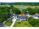 Beautifully landscaped property with bright white home, and long driveway at 1468 N Relyea Ave, Charleston, SC 29412