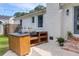 Outdoor kitchen features a built-in grill and storage, ideal for outdoor cooking and entertaining at 1468 N Relyea Ave, Charleston, SC 29412