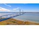 Stunning aerial view of the Arthur Ravenel Jr. Bridge spanning the Cooper River in Charleston, SC at 149 Cooper River Dr, Mount Pleasant, SC 29464