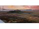 Picturesque marsh view showcasing a large cargo ship on the water at sunset at 149 Cooper River Dr, Mount Pleasant, SC 29464
