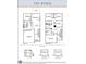 Detailed floor plan showcasing the layout of 'The Robie' model home with multiple bedrooms and living areas at 1682 Mermentau St, Mount Pleasant, SC 29466