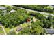 Aerial view of wooded lot and home near a highway at 1879 Richmond St, Charleston, SC 29407