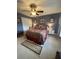 Inviting bedroom with carpeting and ceiling fan at 207 Congaree River Dr, Summerville, SC 29485