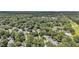 Expansive aerial view showcasing a neighborhood with tree-lined streets, swimming pool and tennis court at 2773 Forest Dew Ct, Charleston, SC 29414