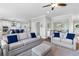 Bright and open living room with comfortable seating, leading to the kitchen and dining areas at 292 Calm Water Way, Summerville, SC 29486