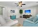 Inviting living room with a comfortable seating arrangement, modern decor, and a relaxing ambiance at 292 Calm Water Way, Summerville, SC 29486