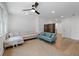 Cozy living room with two comfortable sofas, ceiling fan, and hardwood flooring at 3226 Waverly Ln, Johns Island, SC 29455