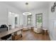 Bright office with hardwood floors, modern lighting, large windows, and neutral-toned furniture at 3226 Waverly Ln, Johns Island, SC 29455