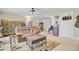 A comfortable living room features seating, a coffee table, and organized storage solutions at 357 Parish Farms Dr, Summerville, SC 29486