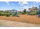 Community playground with slides and play equipment in a Gathering-friendly neighborhood setting at 357 Parish Farms Dr, Summerville, SC 29486