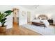 Main bedroom features walk-in closet, wood floors, and neutral decor at 43 Heathwood Dr, Charleston, SC 29407
