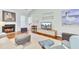 Spacious living room features a fireplace, hardwood floors, neutral paint, and comfortable seating at 5406 Dwight Dr, North Charleston, SC 29420