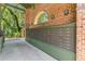 Community mailboxes with brick and green accents, providing a convenient and secure mail area at 627 Barbados Dr, Charleston, SC 29492