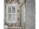 Floral wallpaper bathroom with a shower at 9175 Spring Branch Ct, North Charleston, SC 29406