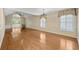 This is a spacious living area with lots of windows and natural light at 9175 Spring Branch Ct, North Charleston, SC 29406