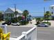A shot of the street featuring nearby beach access and parking at 1001 Palmetto Blvd, Edisto Island, SC 29438