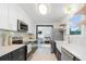 Modern kitchen with stainless steel appliances, sleek cabinetry, and marble countertops at 1129 Dickson Ave, Hanahan, SC 29410