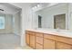 Bathroom with dual sinks and large mirror, providing a shared space for getting ready at 1184 Dingle Rd, Mount Pleasant, SC 29466