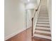 Welcoming entryway with hardwood floors, staircase, and a view of an adjacent room at 1184 Dingle Rd, Mount Pleasant, SC 29466