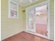 View of patio leading to the home's interior, offering easy access to the living spaces at 1184 Dingle Rd, Mount Pleasant, SC 29466