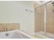 Walk-in shower with glass door and tile surround, a convenient and stylish option at 1184 Dingle Rd, Mount Pleasant, SC 29466