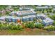 Community aerial featuring lush grounds, private community pool, and dedicated parking at 125 Pier View St # 408, Charleston, SC 29492