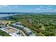 Scenic aerial view of the community with surrounding waterways and distant bridges at 125 Pier View St # 408, Charleston, SC 29492