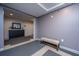 Inviting lobby area with a bench, decor, and neutral tones at 125 Pier View St # 408, Charleston, SC 29492