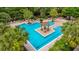 Aerial view of community pool, showcasing sunbathing and leisure opportunities at 125 Pier View St # 408, Charleston, SC 29492