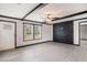 The living room features gray walls, black trim, and wood-look laminate flooring at 1326 Givhans Rd, Ridgeville, SC 29472