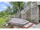 Outdoor wooden deck and stairs are great for entertaining or relaxing outside at 134 Hummingbird Ave, Ladson, SC 29456