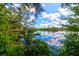 Breathtaking view of lake with pier through mature trees in the Summers Corner Community at 1888 Nola Run, Summerville, SC 29485