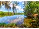 Scenic lakeside view featuring beautiful mature trees reflecting off the water, in the Summers Corner community at 1888 Nola Run, Summerville, SC 29485