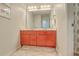 Bathroom with double sink vanity, warm tones, and ample lighting at 2150 Terrabrook Ln, Charleston, SC 29412
