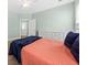 Bedroom features a ceiling fan, dresser, and comfy bed with colorful accents at 2961 Sweetleaf Ln, Johns Island, SC 29455