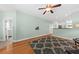 Spacious living room shows open floor plan with stylish decor and lighting at 2961 Sweetleaf Ln, Johns Island, SC 29455