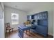Home office featuring a custom built-in desk and shelving, providing an ideal workspace at 3018 Vincent Astor Dr, Johns Island, SC 29455