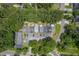Overhead aerial view displaying the community surrounded by mature trees at 302 Springview Ln # 7, Summerville, SC 29485