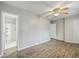 Bedroom with an en-suite bathroom featuring a walk-in shower with built-in shelving at 302 Springview Ln # 7, Summerville, SC 29485