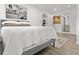 Bright bedroom with neutral colors, modern decor, and an en-suite bathroom at 3435 Hobson Dr, Johns Island, SC 29455